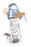 Glass Bird 7" Blue/Amber