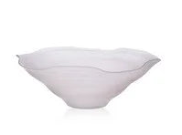 Glass Bowl 5'x15" Pink