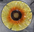 Table Metal w/Glass Sunflower Top