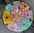 Bird Basin Glass Bouquet of Colours