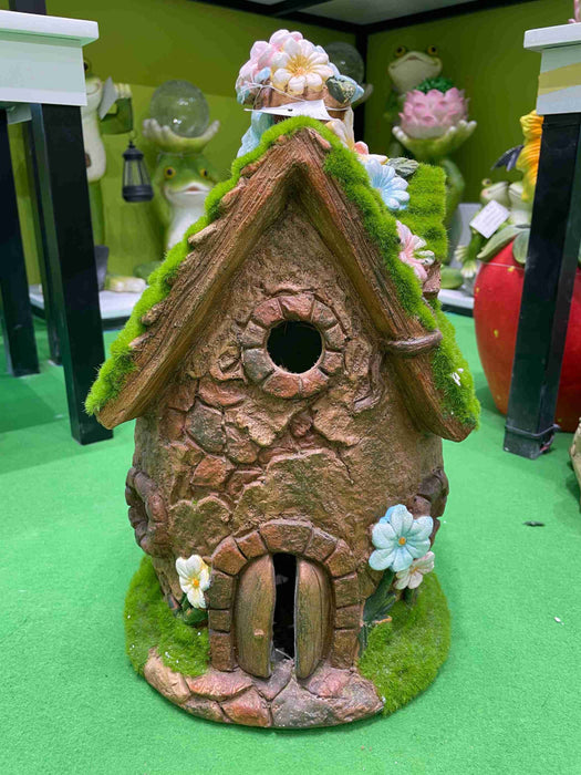 Fairy Garden House step peak  LED solar light