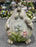 Rooster Statue w/Flowers