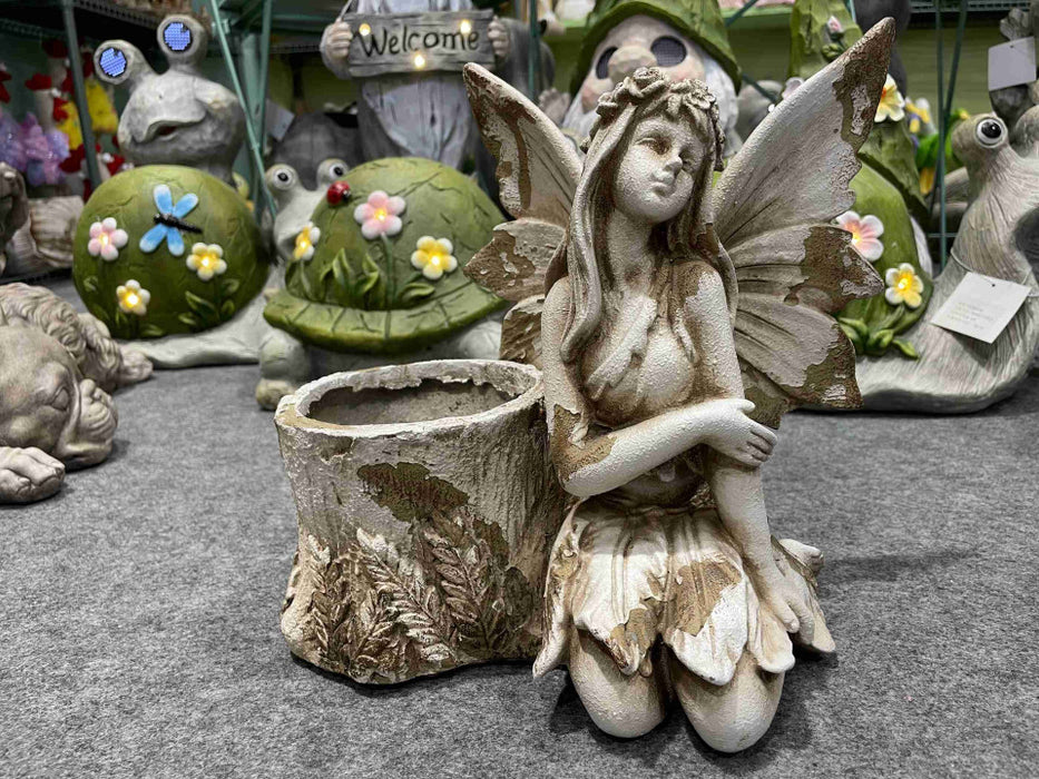 Planter Fairy Kneeling