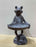 Frog with Bowl Grey