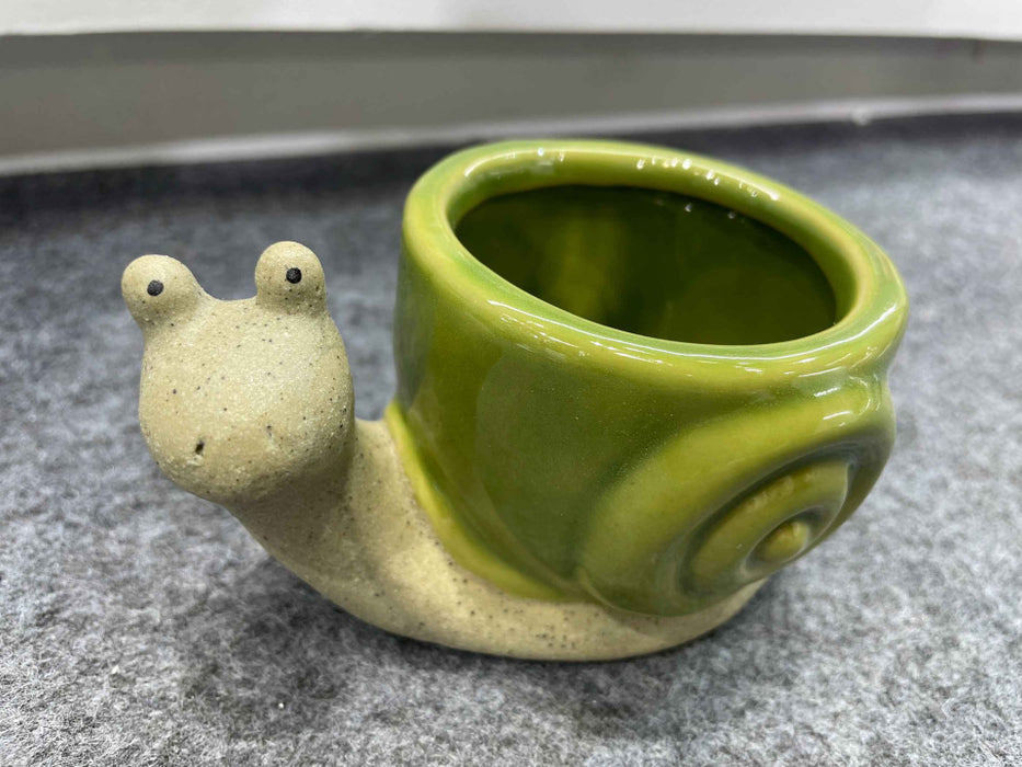 Planter Snail Small Ceramic
