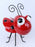 Lady Bug Red Metal