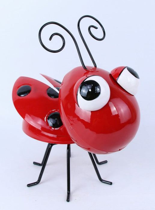 Lady Bug Red Metal