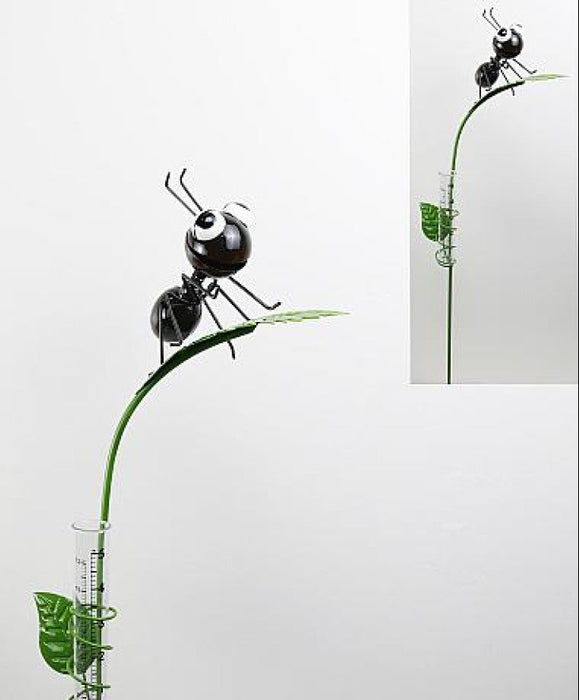 Rain Gauge Stake w/Black Ant