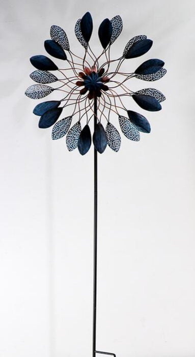 Wind Spinner Blue Flower
