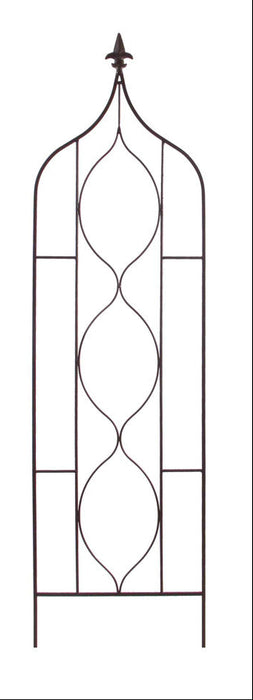 Trellis Metal 60" x 15" Coffee Colour