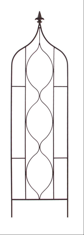 Trellis Metal 48" x 12" Coffee Colour