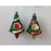 Orn Gls Reflector Tree 6" 2 Asst