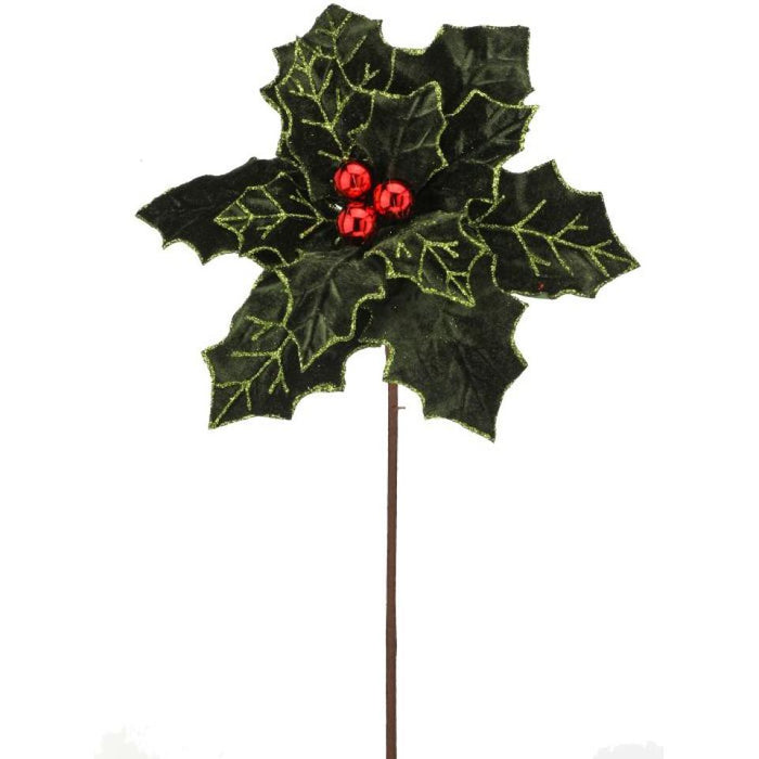 Stem-Poinsettia Royalty-22"