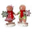 Gingerbread Couple w/Cookies 2 Asst 8.5"