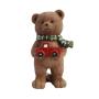 Standing Bear W/Toy Truck 7"