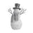 Snowman W/Fur Scarf 10"