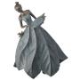Leaf Dress Lady W/Birdfeeder 23"