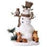 Forest Snowman W/Friends 11"