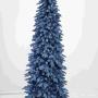 Tree-7.5' LED Bavarian Slim Spruce-Blue
