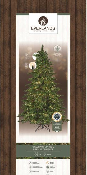 Tree Artificial 5.2ft x 8.9ft Galloway Fir 7500L