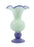 Vase Easter 10" Green & Purple