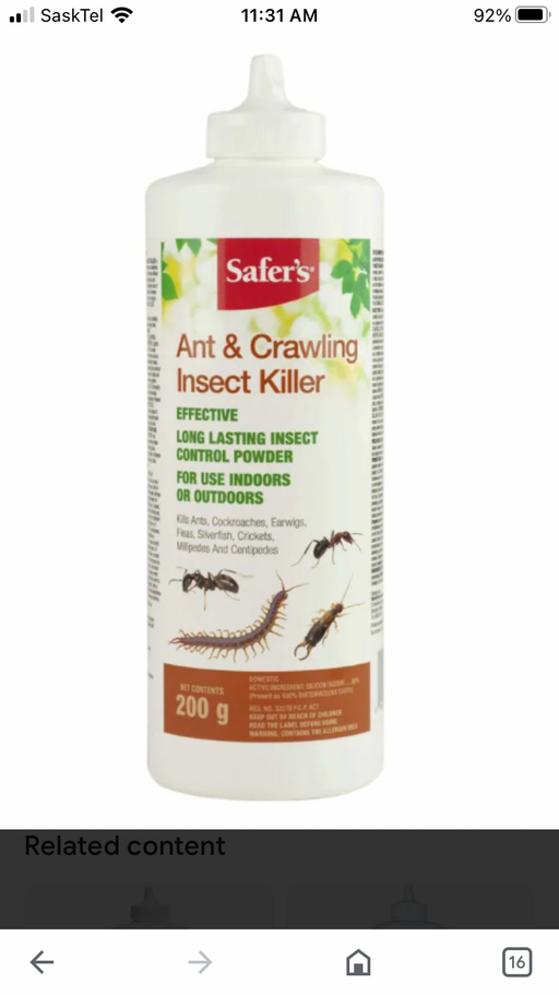 Safer’s Ant and Crawling Powder