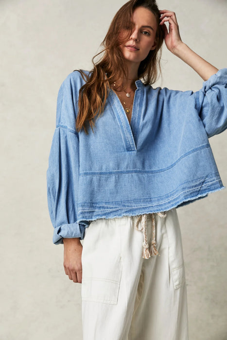 JUDE DENIM PULLOVER VINTAGE INDIGO