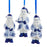Orn Santa Delft Blue
