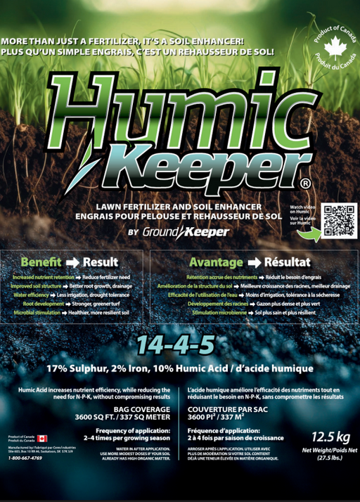 GroundKeeper Humic  Lawn Fertilizer 13-4-5