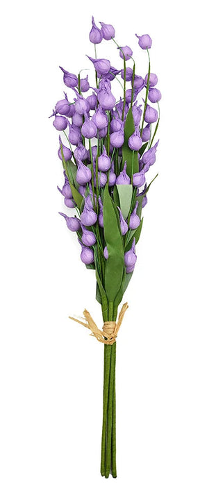 Easter Flower Pick Purple 17.5"