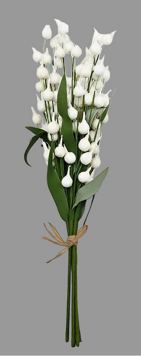 Easter Flower Pick White 17.5"