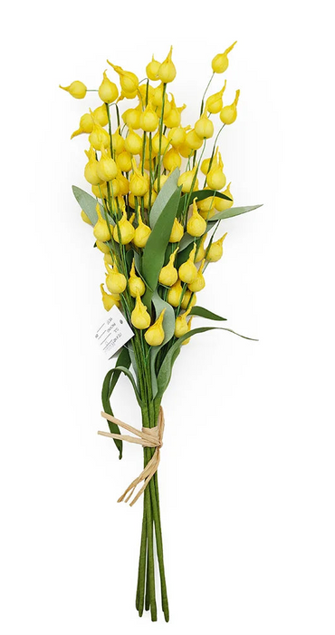 Easter Flower Pick Yellow 17.5"