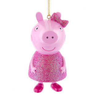 Orn Peppa Pig pnk Glitter