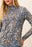 SATIN SKY L/S FUNNEL NECK TOP