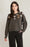 Embroidered Flower Sweater-Espresso Heather
