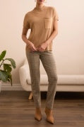 S/S DOLMAN SWEATER W/POCKET ICELATTE