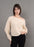 CREAMY JENSYN LS BOAT NECK PULL-OVER