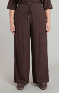 Flowy Wide Leg Pant-Dark Chocolate DP