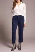 FLY FRT ANKLE PANT W/ BTN VENT SAPPHIRE