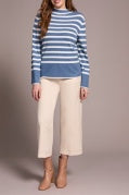 L/S FUNNEL NK SWEATER-H SLATE