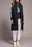 ZIP FRT QUILTED VEST-BLACK