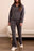 L/S MOCK NECK TOP W/ZIPPER CHARCOAL