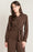 Knotted Shirt-Brown