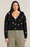 Embroidered Flower Cardigan-Black-DP