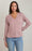 V-Neck Knit-Dusty Rose