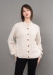 LIGHT SAND AMARYLLIS L/S BUTTON FRONT CARDI