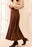 HICKORY PULL ON PLEATED SKIRT