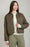 Quilted Jacket-Dk Khaki Green