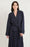 Short Trench Coat-Navy