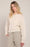 Henley Sweater-Pearl